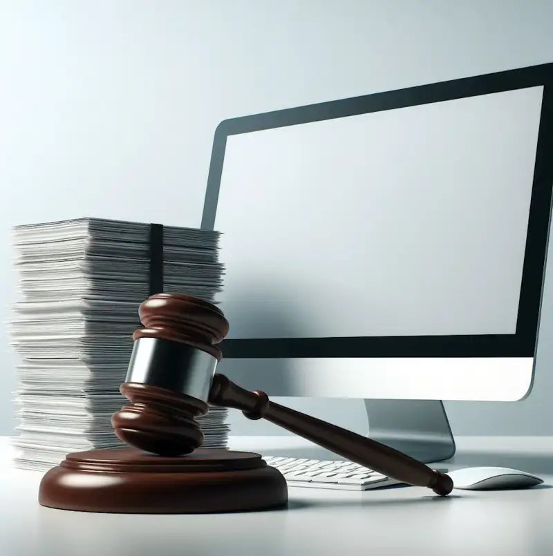 아이맥과-법률서류의-모습