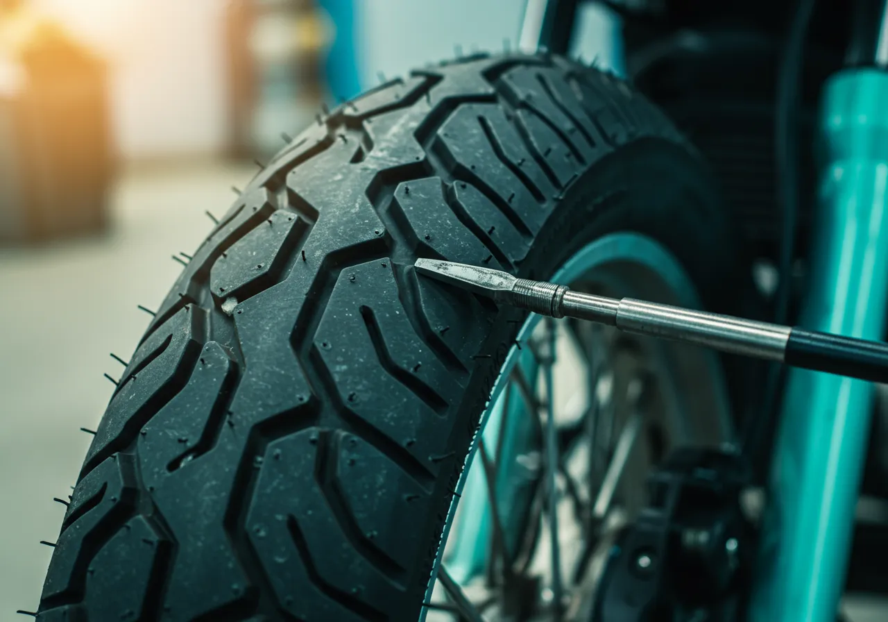 타이어 상태 점검