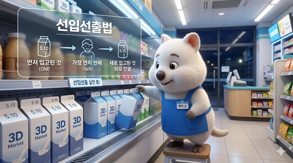 선입선출법을 알기 쉽게 설명하는 백쿼카