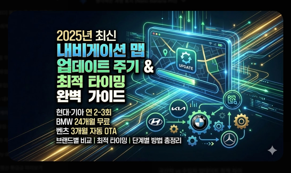 내비게이션 맵 업데이트 시기