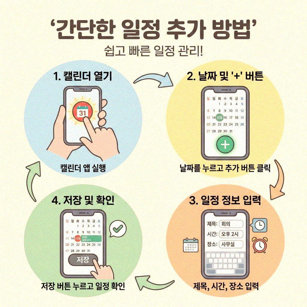윈도우 캘린더 일정 추가 정말 쉽게 하는 법