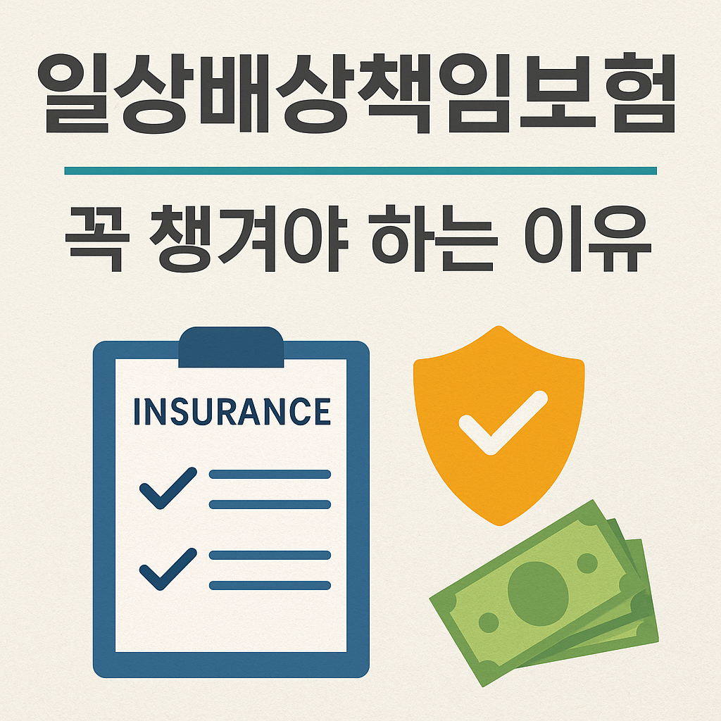 일상배상책임보험 꼭 챙겨야 하는 이유
