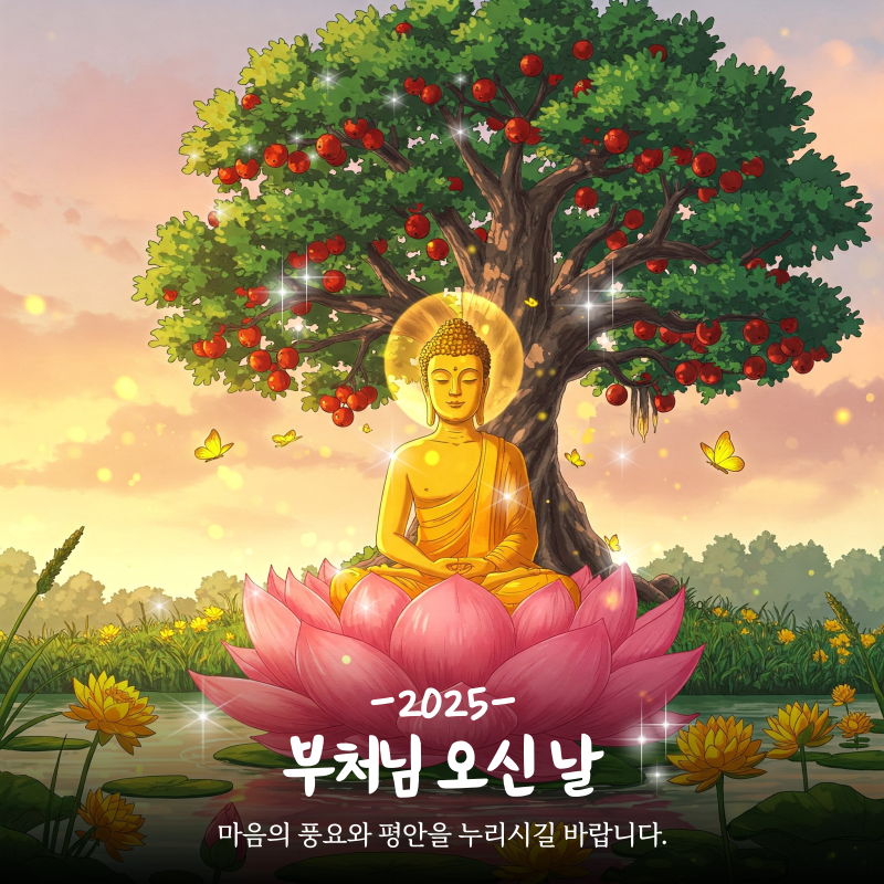 부처님 오신날 인사말 이미지