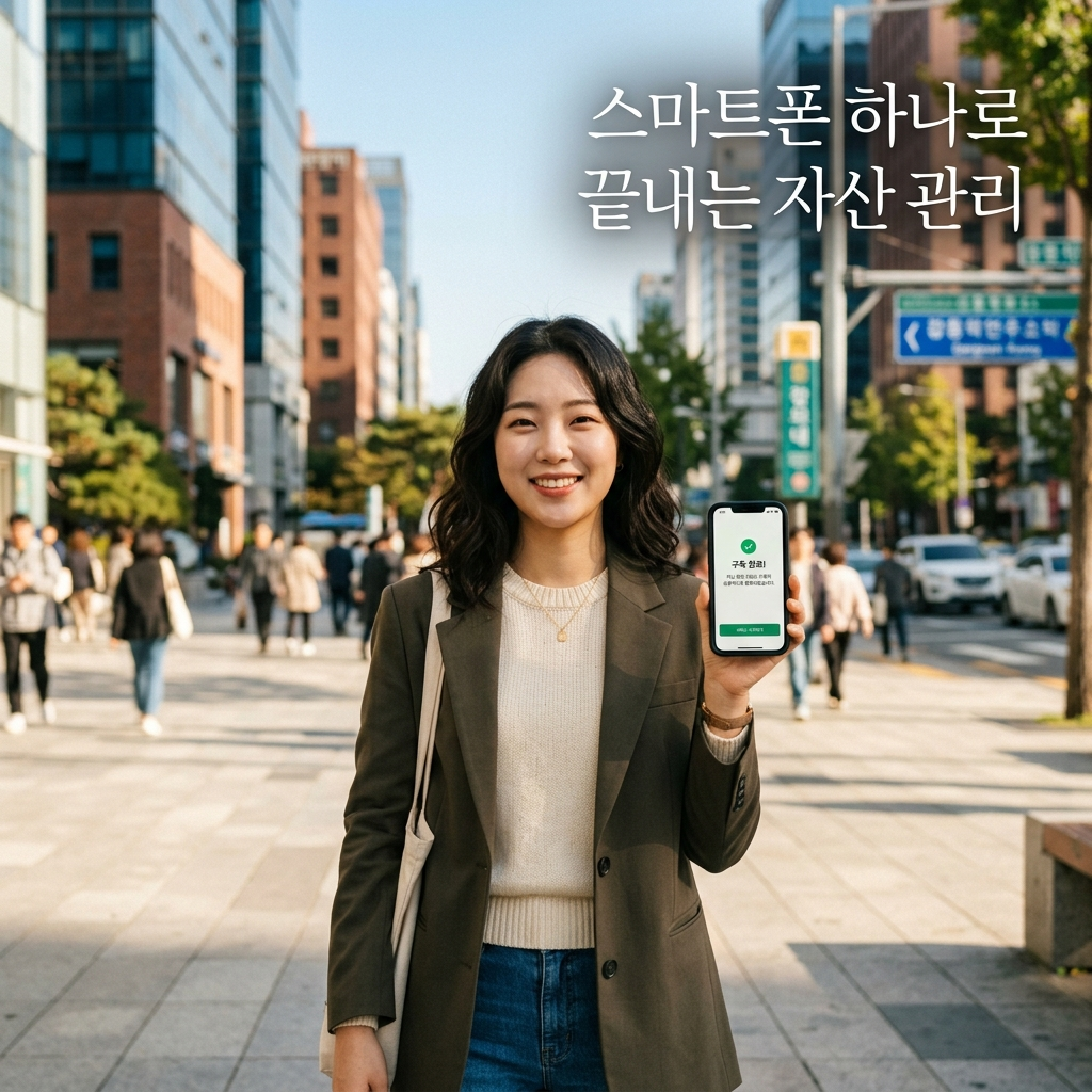 스마트폰 앱으로 청년미래적금 가입 완료 요약