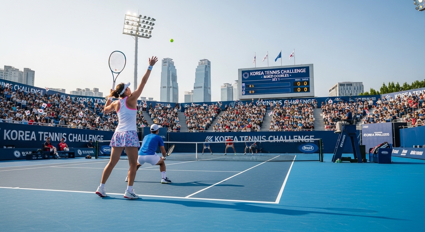 한국 테니스 챌린지에서 만난 글로벌 스타들