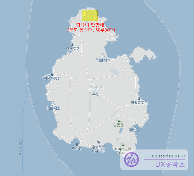 답다니 탑망대 - 카카오 맵 참조