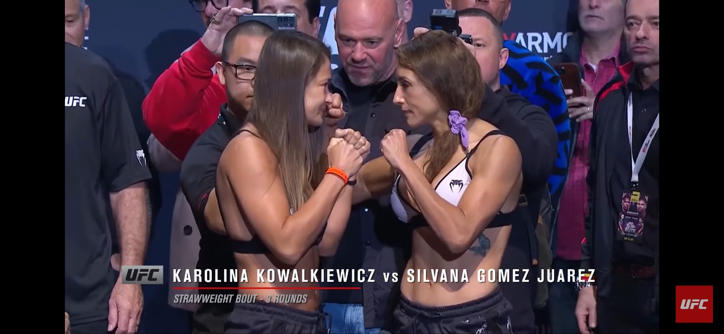 여성 스트로급 : 카롤리나 코왈키비츠 vs 실바나 고메즈 주아레즈