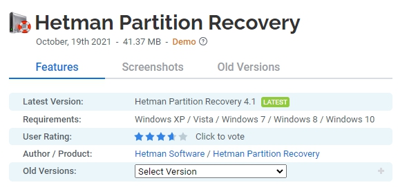 Hetman-Partition-Recovery