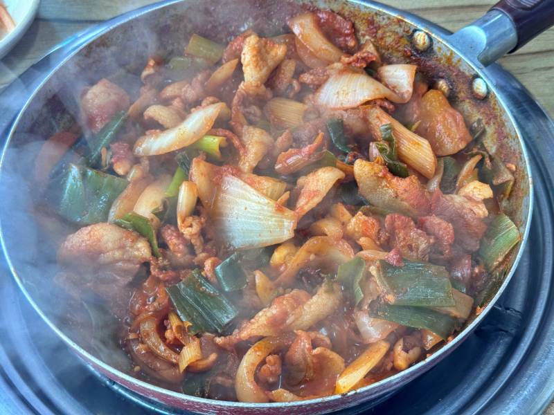 경주 남정부일기사식당 짬뽕 돼지낙지볶음