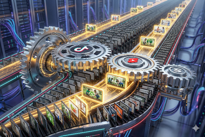 알고리즘의 지원을 받아 우선 노출되는 공익 보안 캠페인 콘텐츠