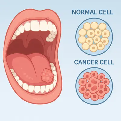 구강암 세포가 우리 몸에서 어떻게 발생하고 진행되는지 알아보기