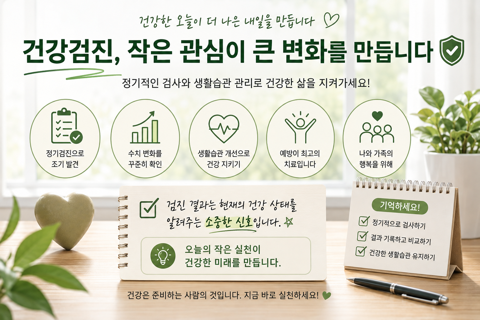 건강검진 결과 확인과 건강한 생활습관 관리