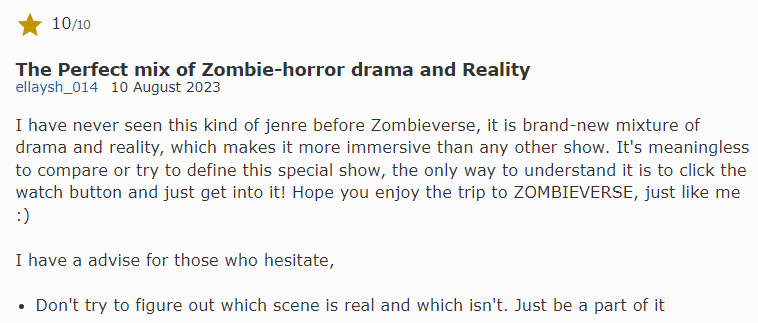 넷플릭스 좀비버스 출연진 내용 몇부작 대본 시즌2 반응 후기