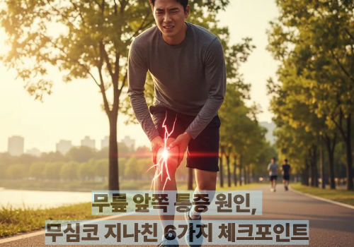 무릎 앞쪽 통증 원인, 무심코 지나친 6가지 체크포인트
