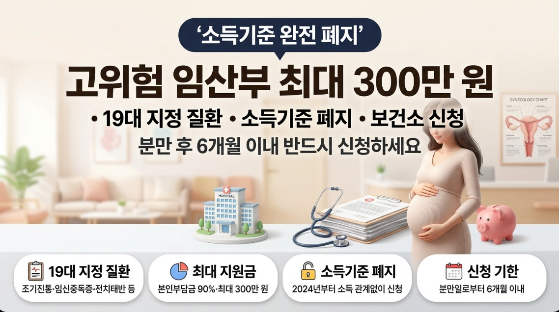 고위험 임산부 지원금 신청