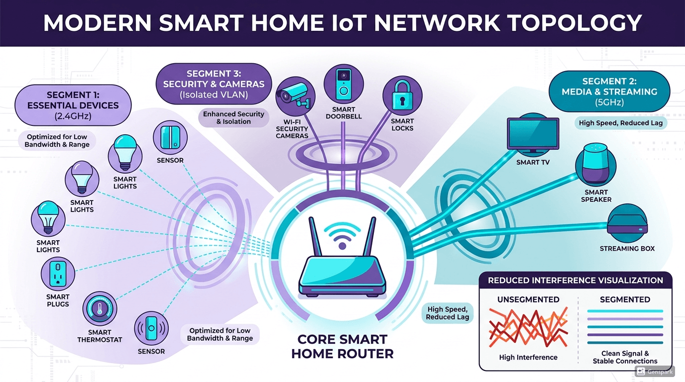 홈 IoT 네트워크 분리 설정 완전 정복 – 스마트 기기 늘어날수록 꼬이는 와이파이 간섭 문제 해결하는 법 4가지 참고 이미지