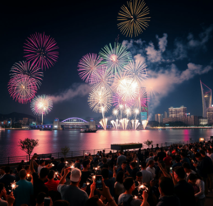 여의도불꽃축제그림