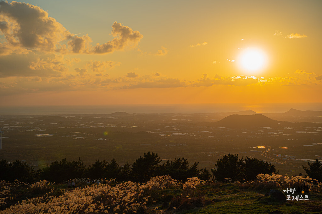 제주 금오름 일몰 명소
