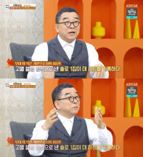 &#39;아침마당&#39; 김수철 방송 화면 갈무리 [사진=KBS]