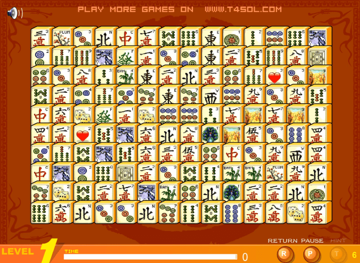 사천성-마작-플래시게임-시작-화면