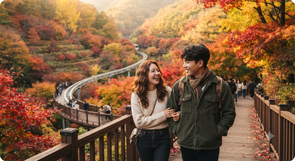 화담숲 예약하기 ai 이미지