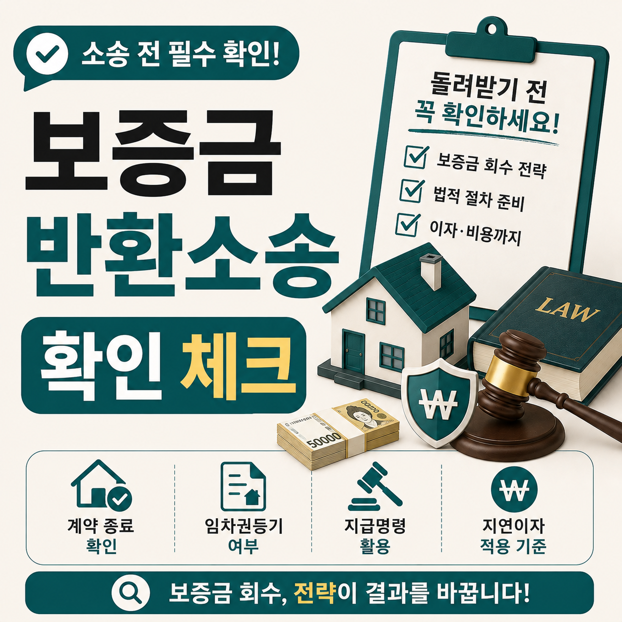보증금 반환소송 전 확인해야 할 조건 안내