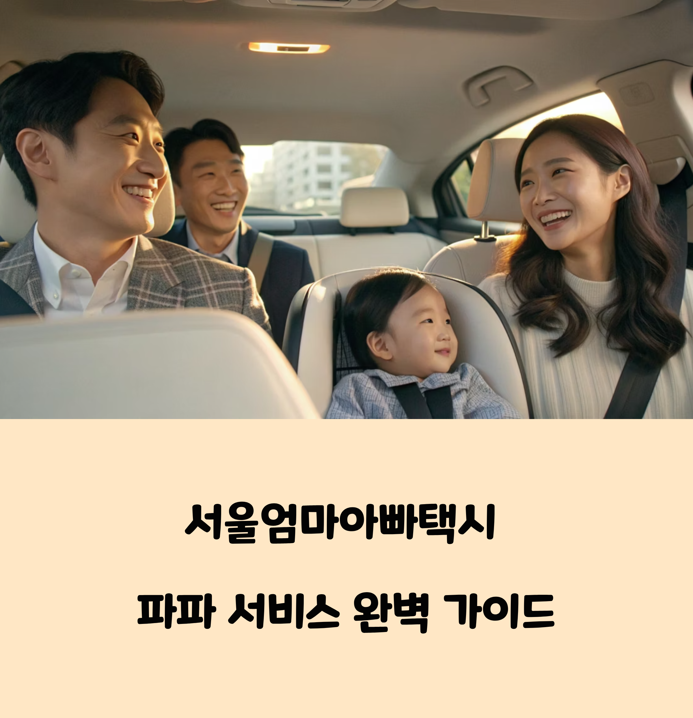 서울엄마아빠택시 파파 서비스 완벽 가이드
