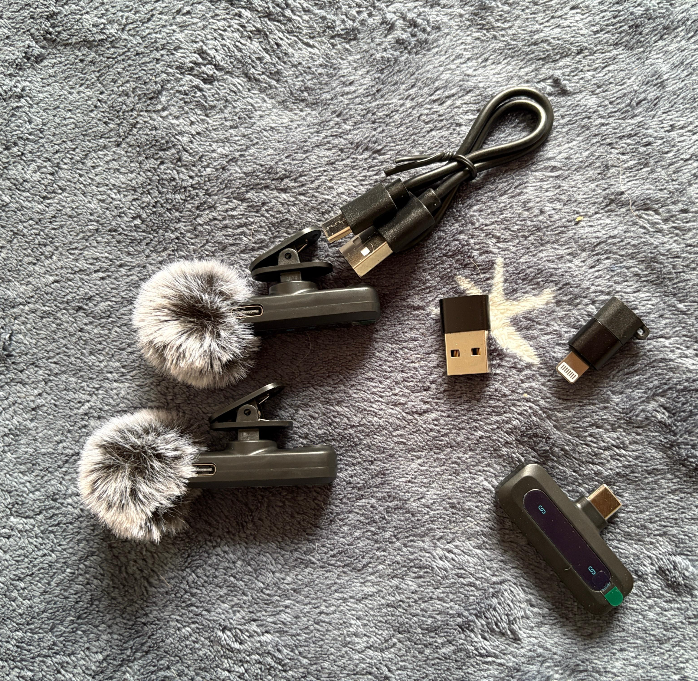 핀마이크 구성품 전체