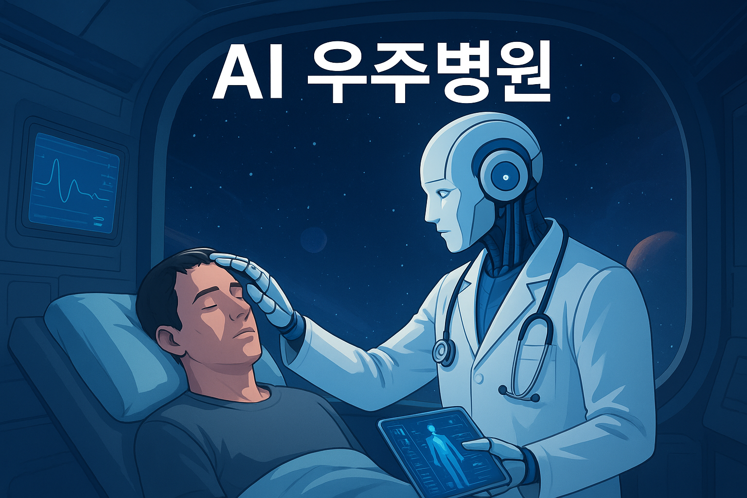 🌌 우주 이주 시대의 건강관리 — 인공지능이 만든 ‘지구 밖 병원’ 시뮬레이션