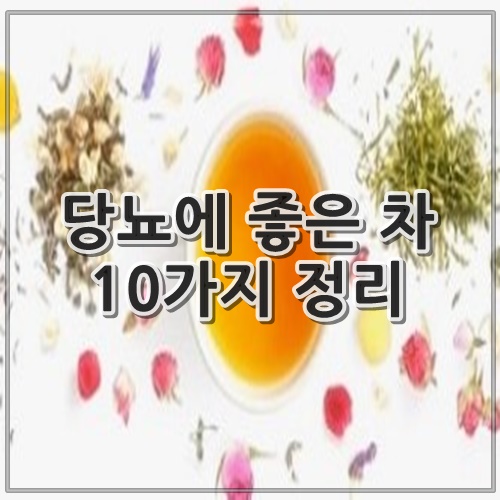 당뇨에 좋은 차 10가지 정리