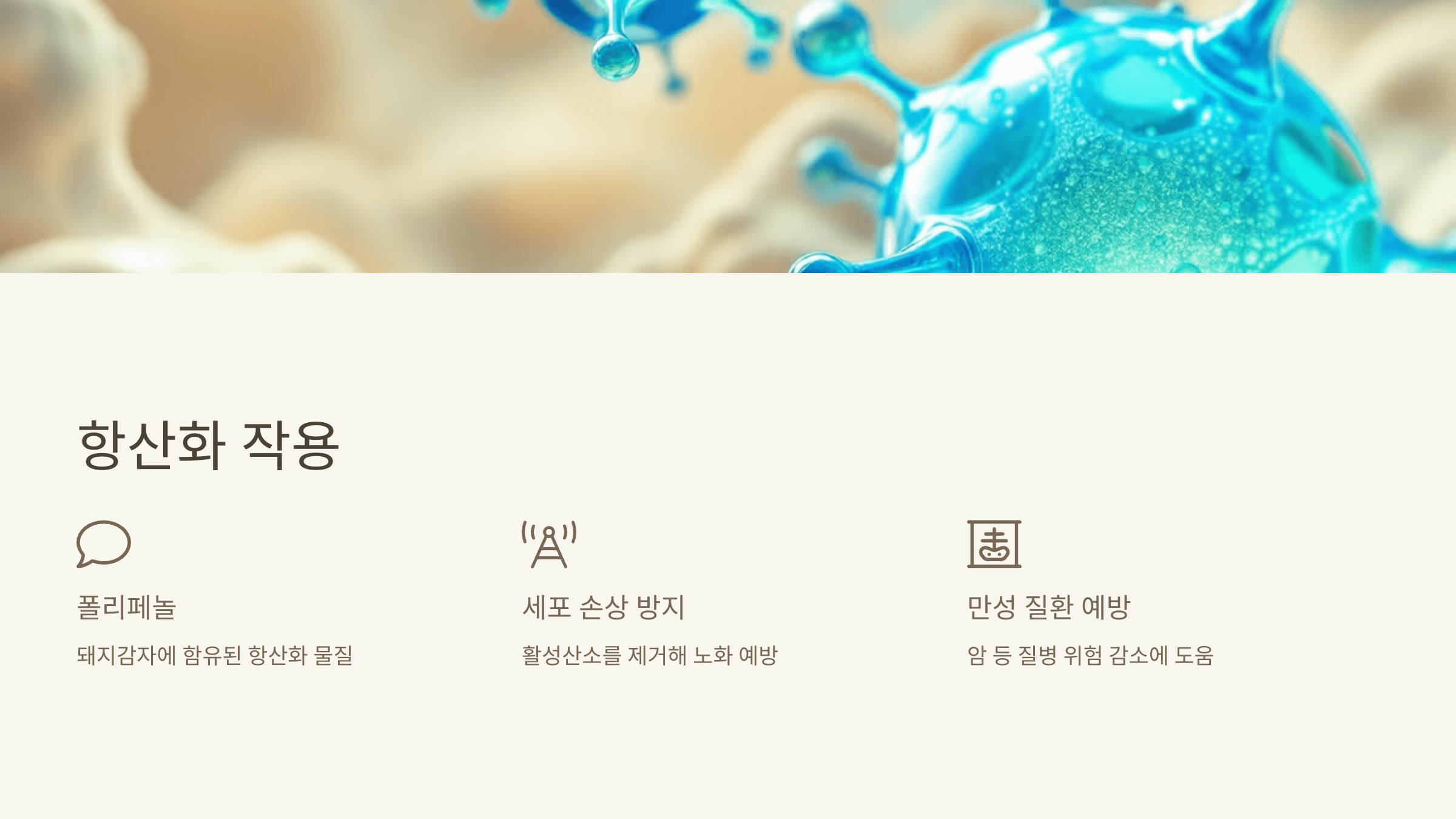 돼지감자차 사진입니다.