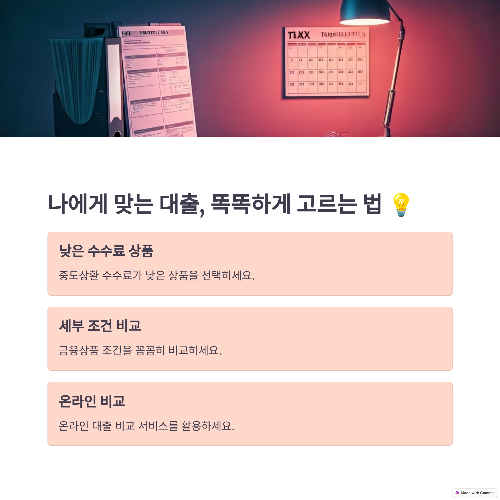 대출 고르는법