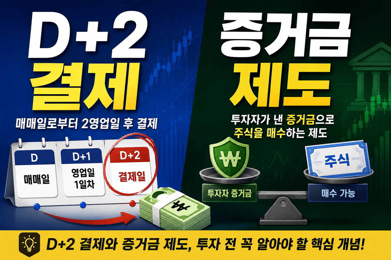 D+2 결제 및 증거금 제도 설명