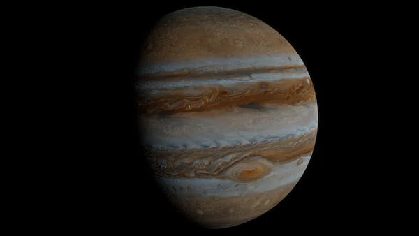 대적점(Great Red Spot)이라고 불리는 목성의 타원형의 긴 반점입니다. 그레이트 레드 스폿은 태양계 최대 행성인 목성의 가장 매력적이고 영속적인 특징 중 하나입니다. 그것은 적어도 350년 동안&#44; 그리고 아마도 더 오랫동안 맹위를 떨쳐 온 수수께끼의 폭풍입니다.