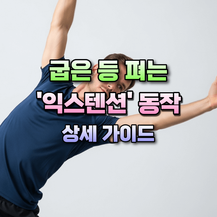 굽은등펴는익스텐션동작