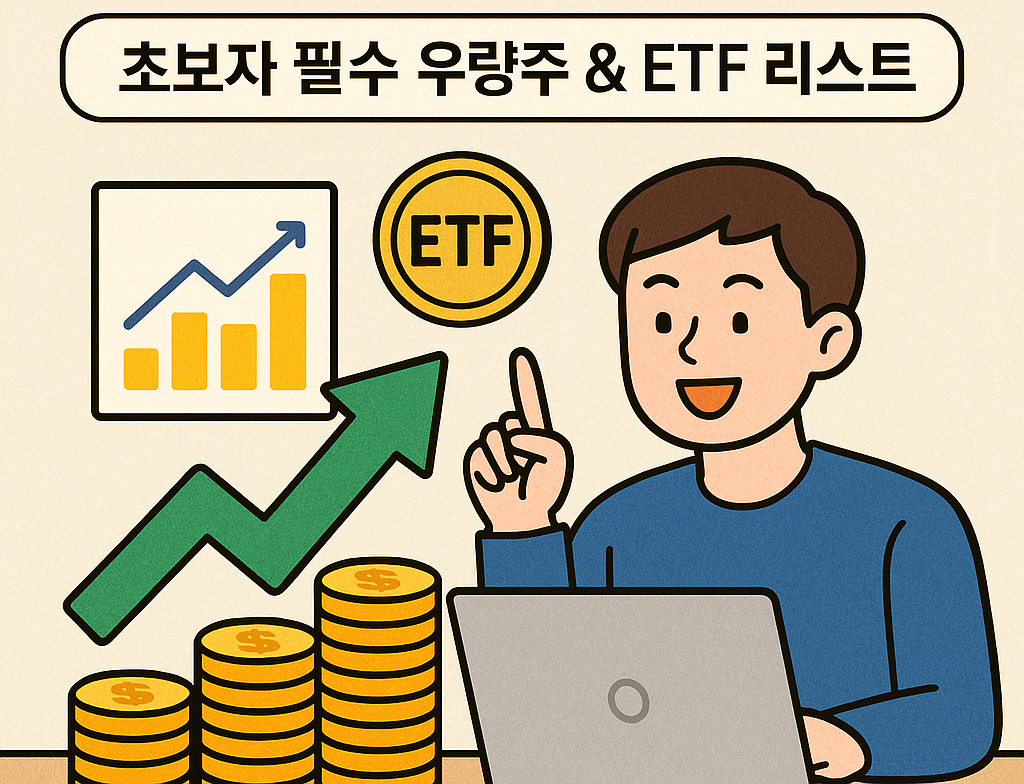 처음 주식 시작할 때 추천 종목은? 초보자 필수 우량주 &amp; ETF 리스트 관련 사진
