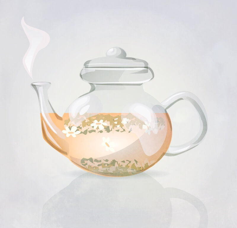 유리주전자-안에-들어있는-차