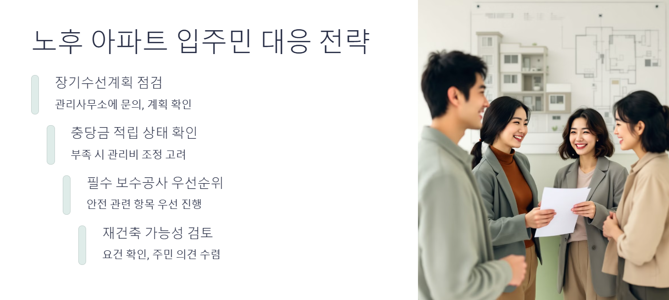 노후 아파트 입주민 대응 전략