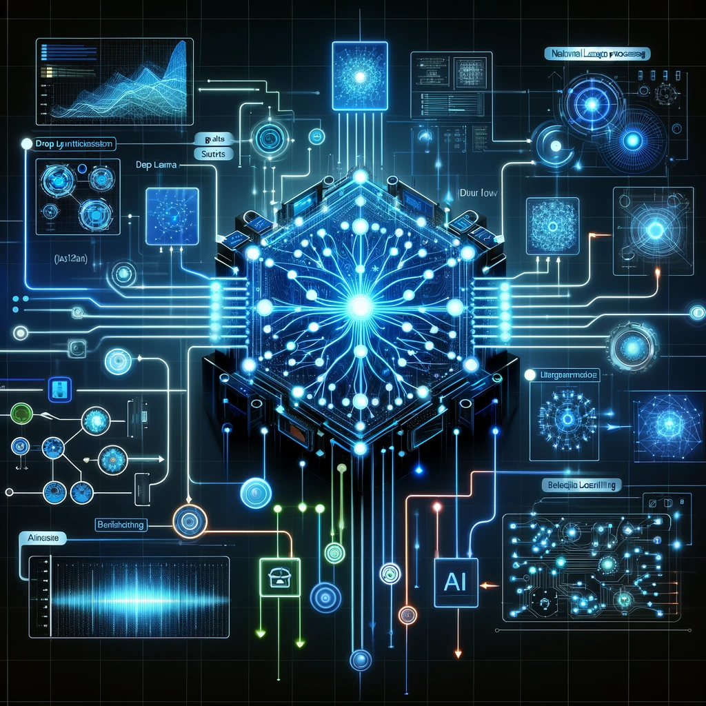 딥시크 AI 개념도 및 아키텍처 다이어그램