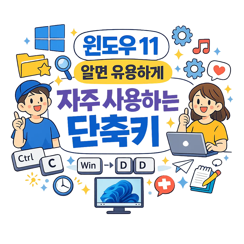 윈도우 11 알면 유용하게 자주 사용하는 단축키 사용 방법