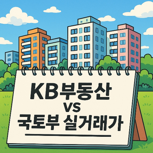 KB부동산vs국토부실거래가