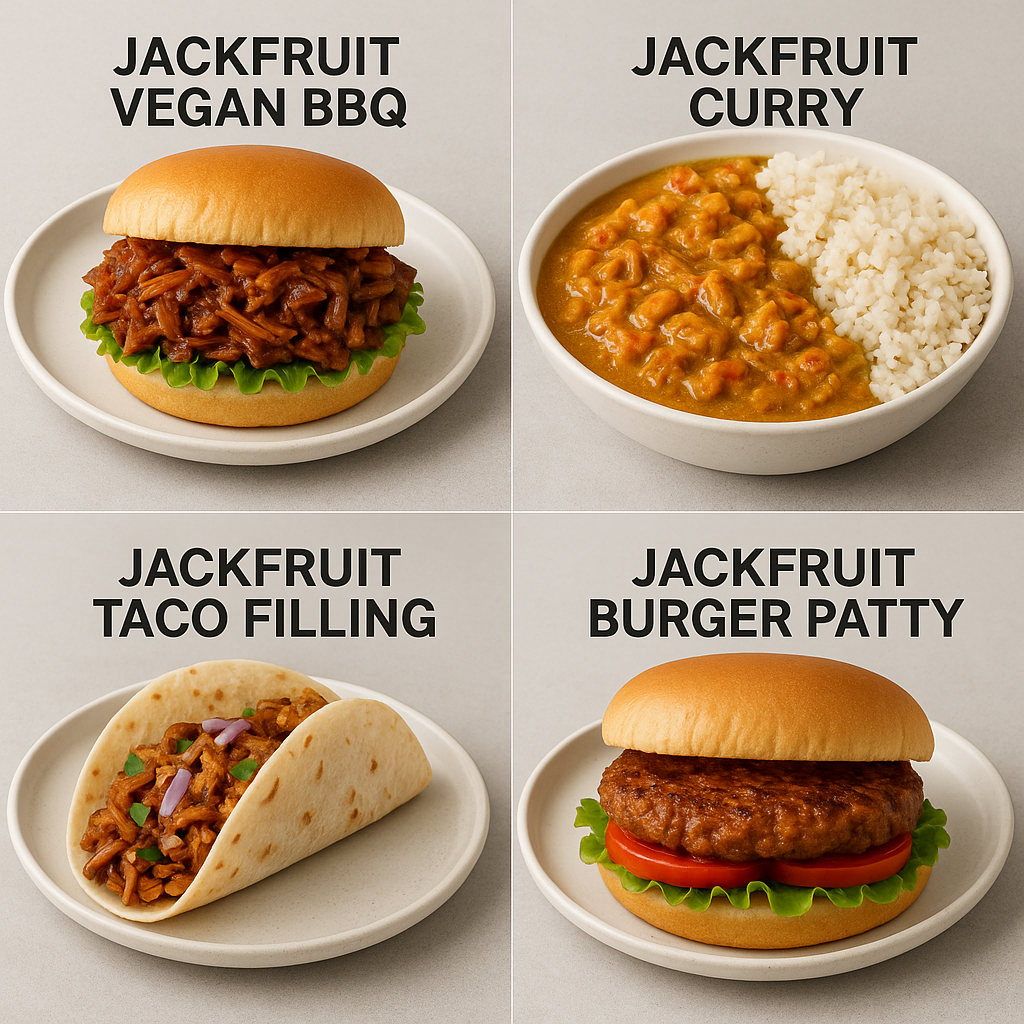 잭푸르트 기반 비건식품 종류