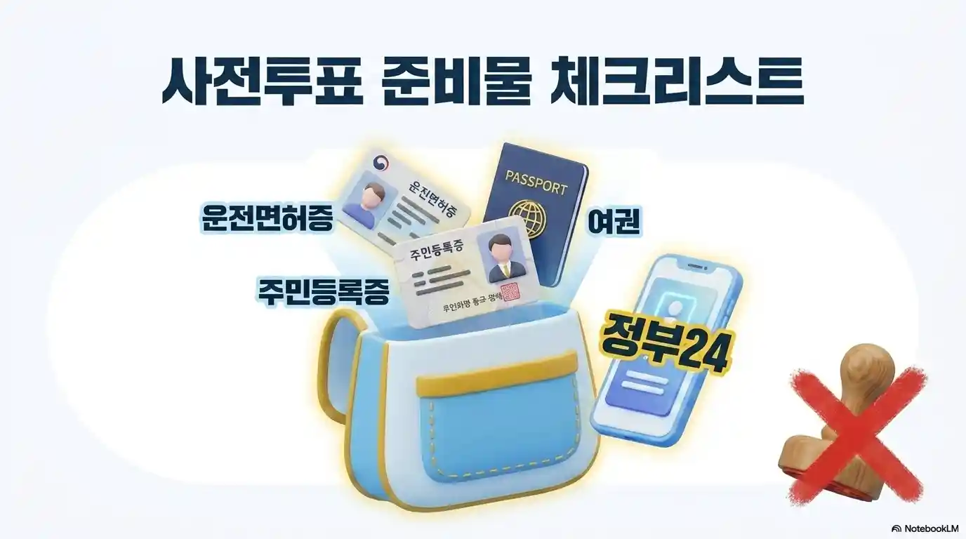 사전투표 준비물 체크 리스트