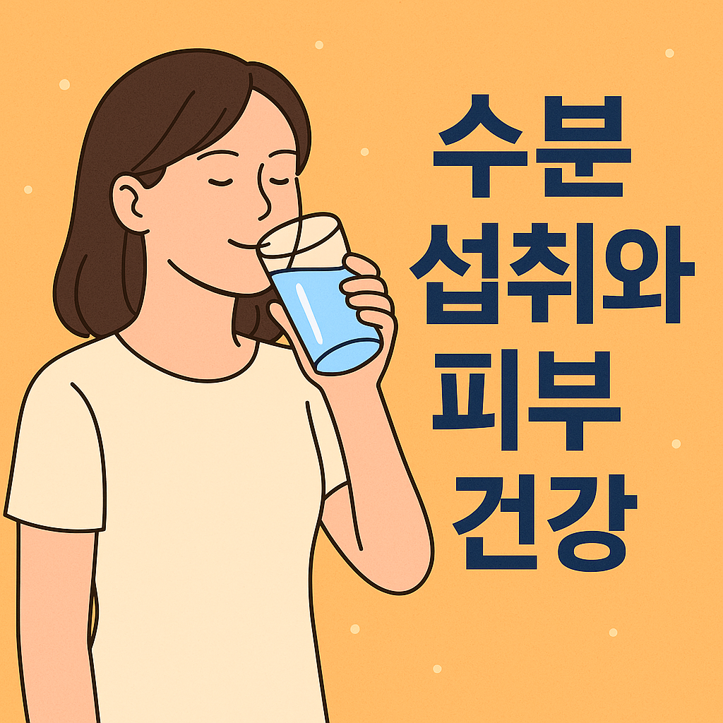 수분 섭취와 피부 건강