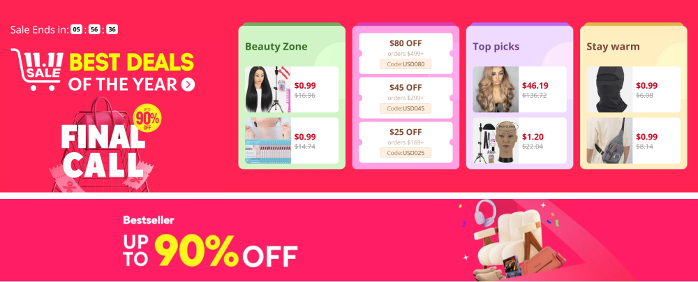 Shopping Platform Ad Examples