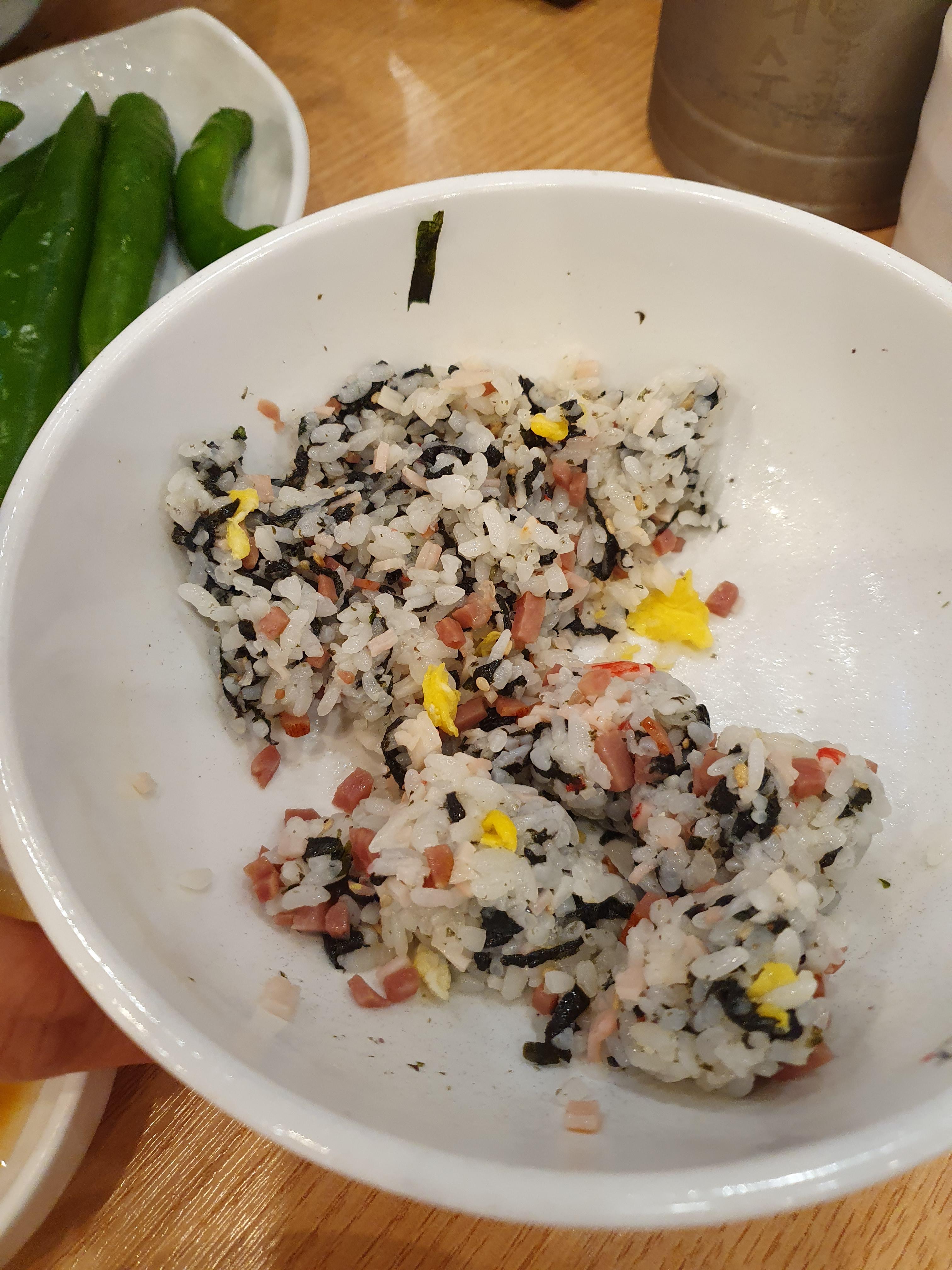 원내동 맛나 감자탕 어린이 주먹밥