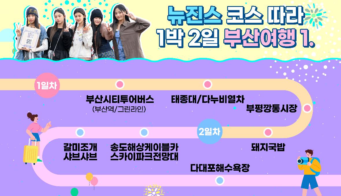 뉴진스 코스 따라 1박 2일 부산여행