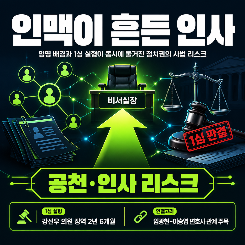 인맥이 흔든 인사