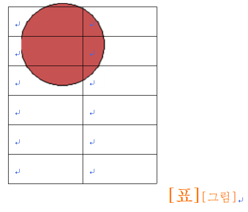 한컴오피스(한글) 객체 선택안될 때 선택하는 방법 2