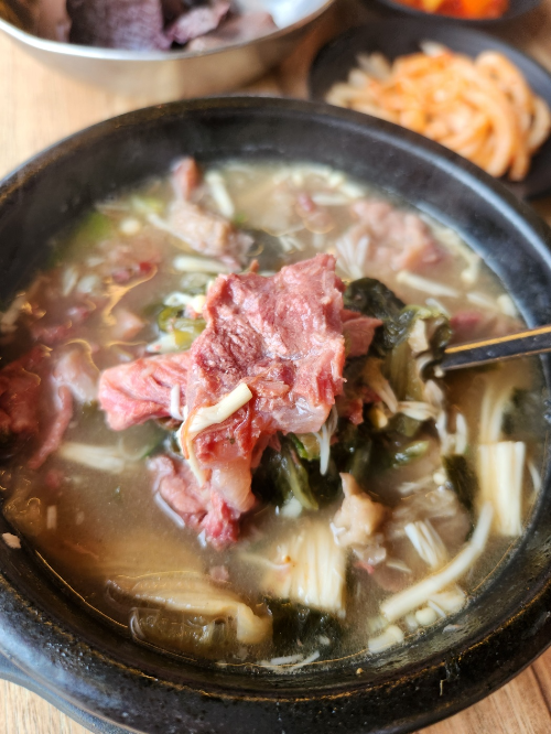 분당 해장국 맛집 유치회관 - 진득한 국물, 왜 줄 서는지 알겠더라